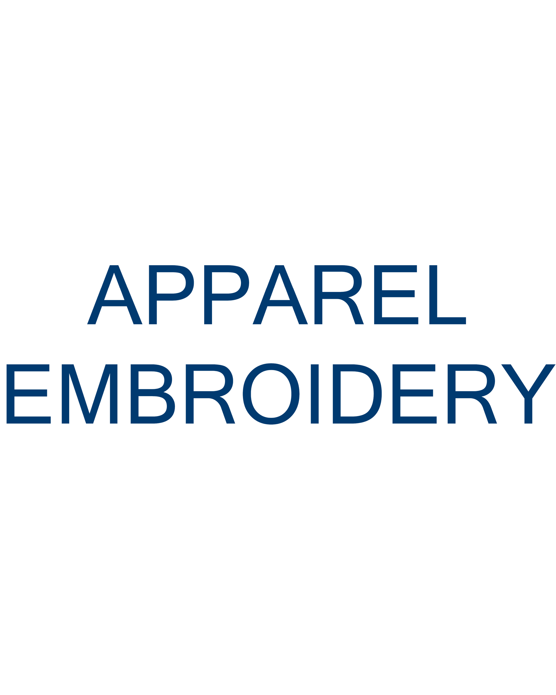 Standard Embroidery